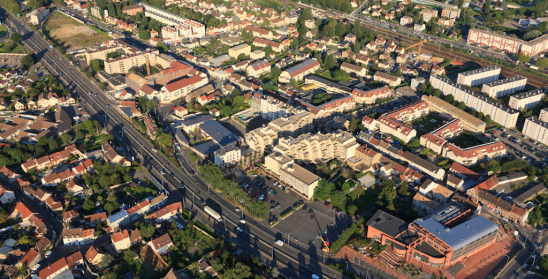 Trappes photo aérienne Vignette